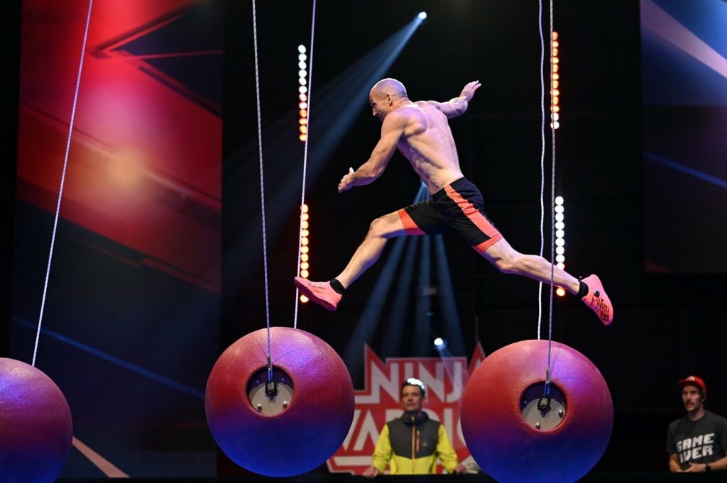 Ninja Warrior Kandidat Markus Malle an den Chaosbällen