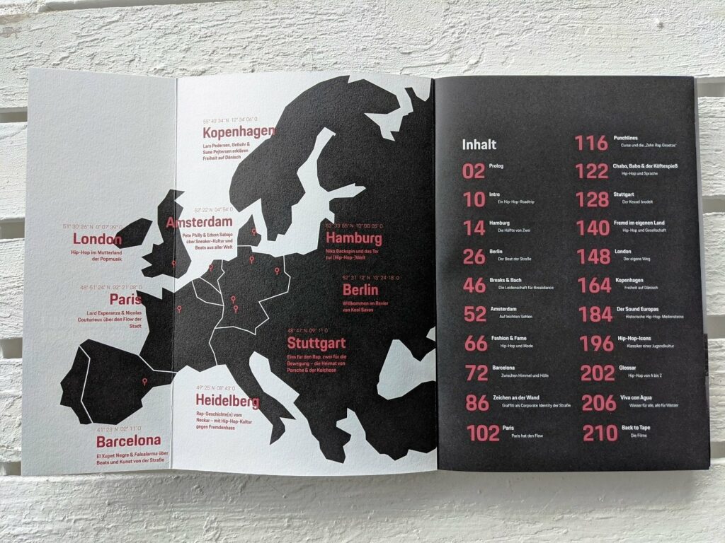 Die Map zu "Hip Hop Kultur - Ein Roadtrip durch Europa"