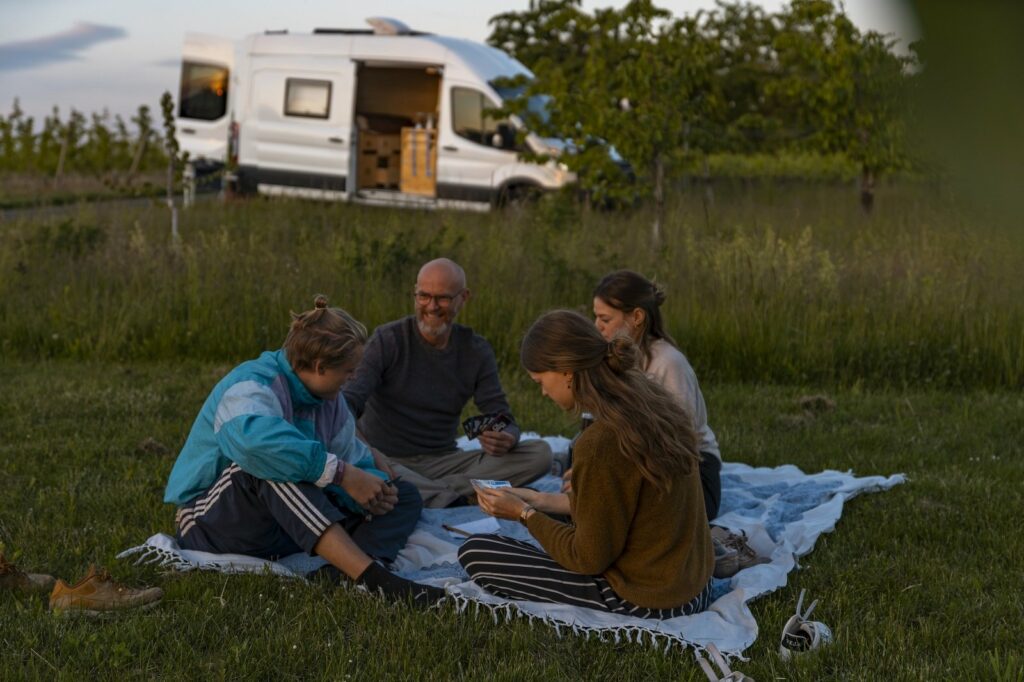 Vanlife bedeutet für Thilo auch Zeit mit der Familie