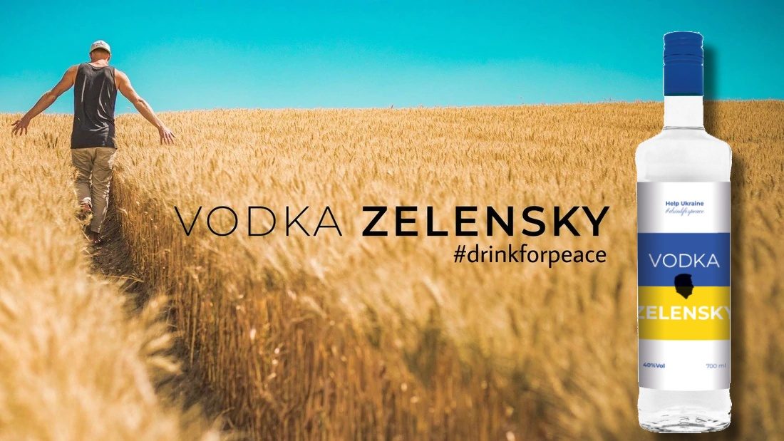 Vodka Zelensky - Trinken für die Ukraine | NOT TOO OLD magazin