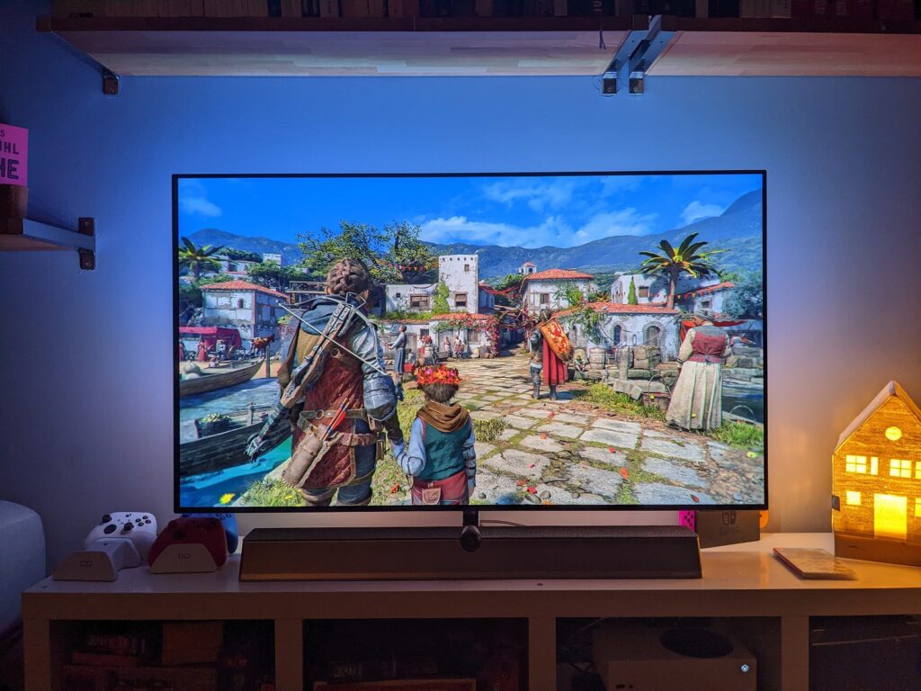 Gaming mit dem Philips OLED+ in 55 Zoll