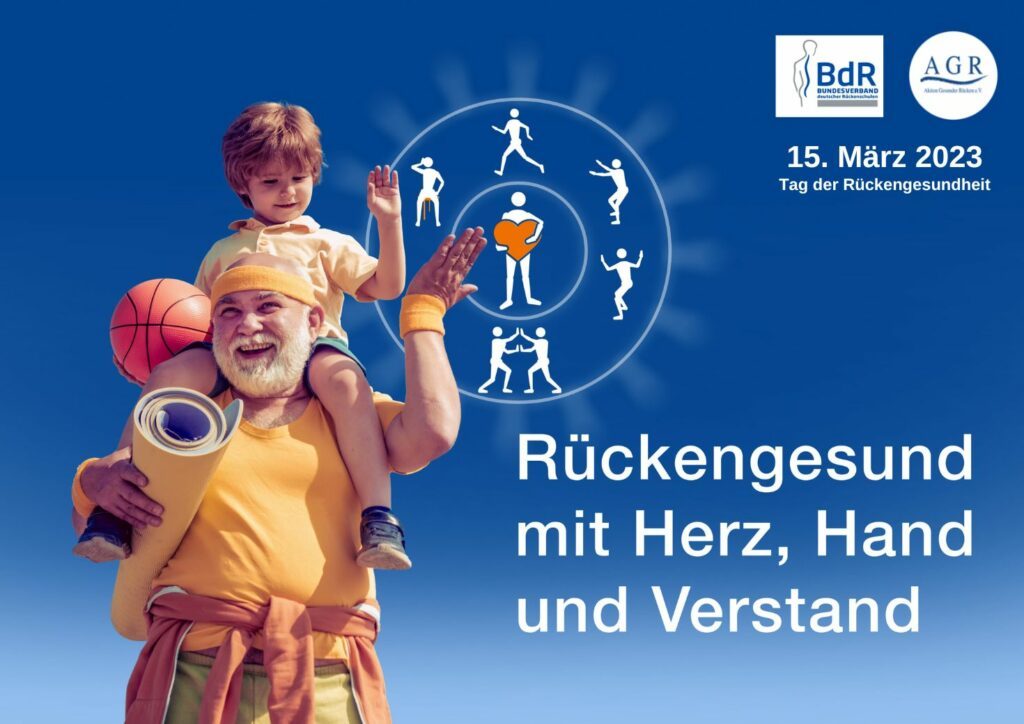 Das Motto zum Tag der Rückengesundheit